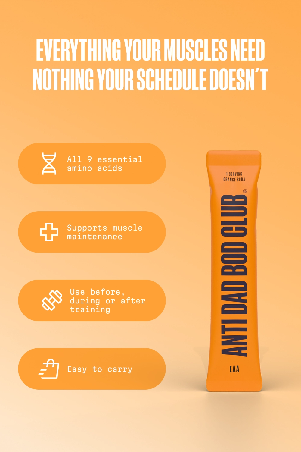 EAA Amino Acids - Orange Soda