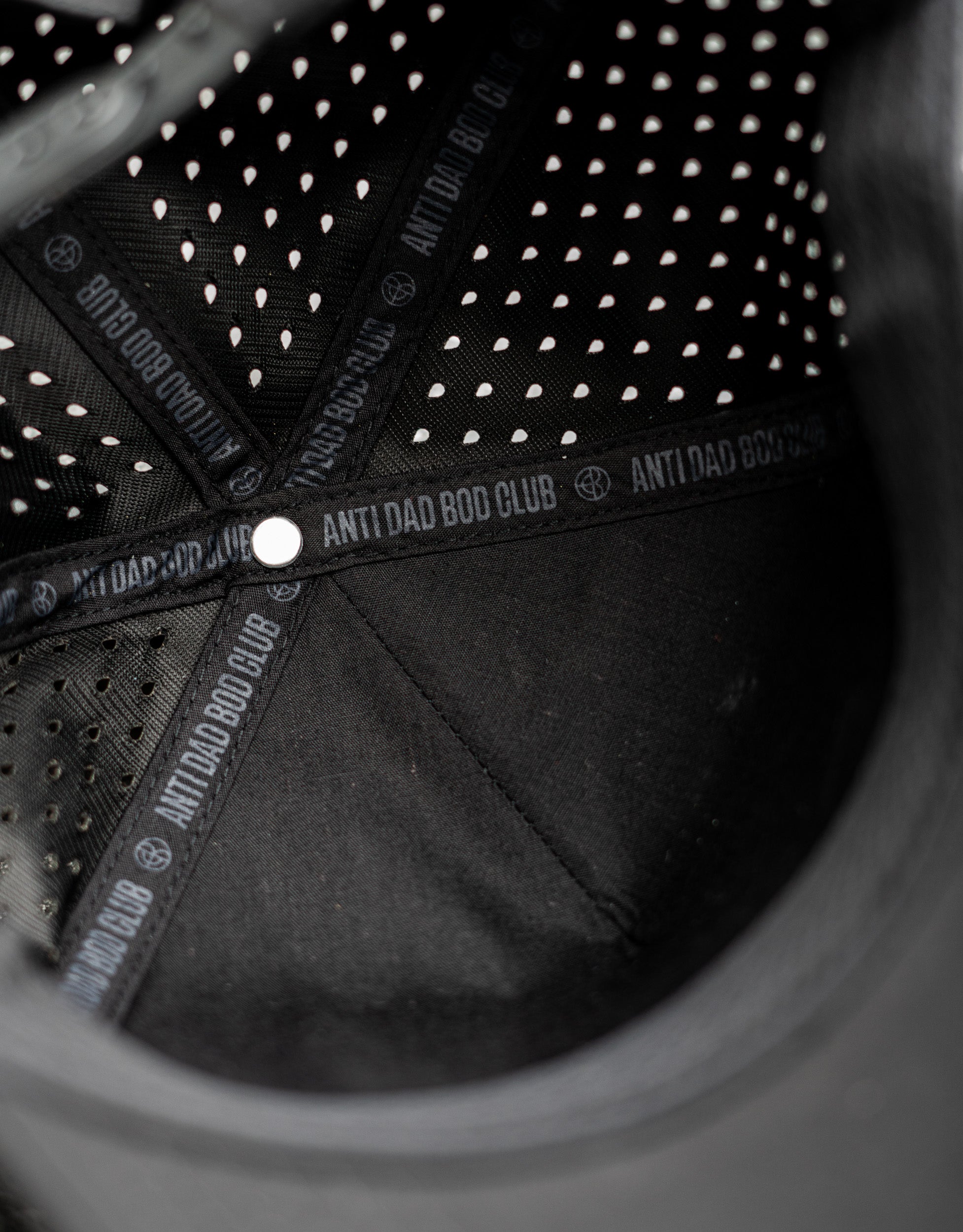 AntiDadBodClub Snapback Black